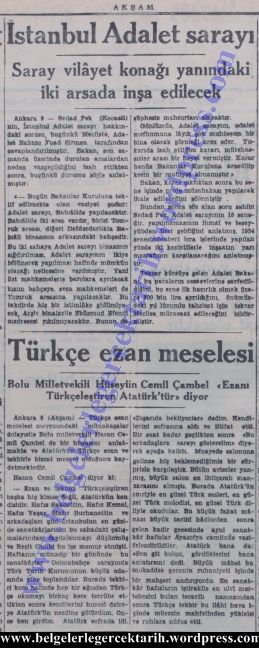 atatürk ezani yasakladi mi, ezan yasagi atatürk, inönü ezan, chp ezan, Atatürk Türkce Ezan, Inönü Türkce Ezan, Inönü Ezan, Atatürk Allahu Ekber Hasan Cemil Cambel Ezan