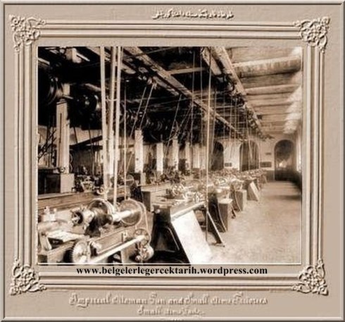Osmanli fabrika Torna Makinalari