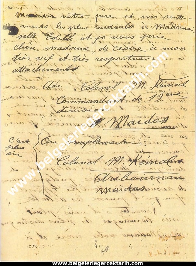 m. kemal atatürkün madame corinne yazdigi mektup 20 temmuz 1915 atatürk madam corinne 4