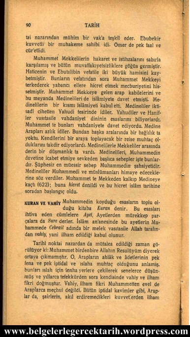 necip fazil kisakürek kemal atatürk Allahsiz tarih ortazamanlar 2 lise kitabi 1931 devlet matbaasi 5