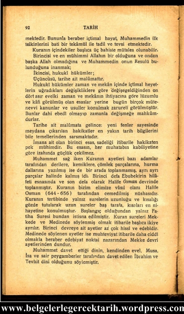 necip fazil kisakürek kemal atatürk Allahsiz tarih ortazamanlar 2 lise kitabi 1931 devlet matbaasi 7