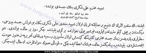 ali sükrü beyin naasinin bulunmasi üzerine 2 nisan 1923 de kendi gazetesi Tan da cekilen manset