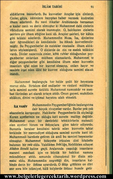 kemal atatürk ortazamanlar lise tarih kitabi 1931 sayfa 91