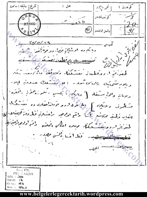 belge 6 diyarbekir ankara kemal atatürk kurtulus savasi padisah vahdettin