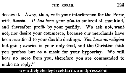 Osmanlinin sahsiyeti John Davenport Hazreti Muhammed ve Kuran 7