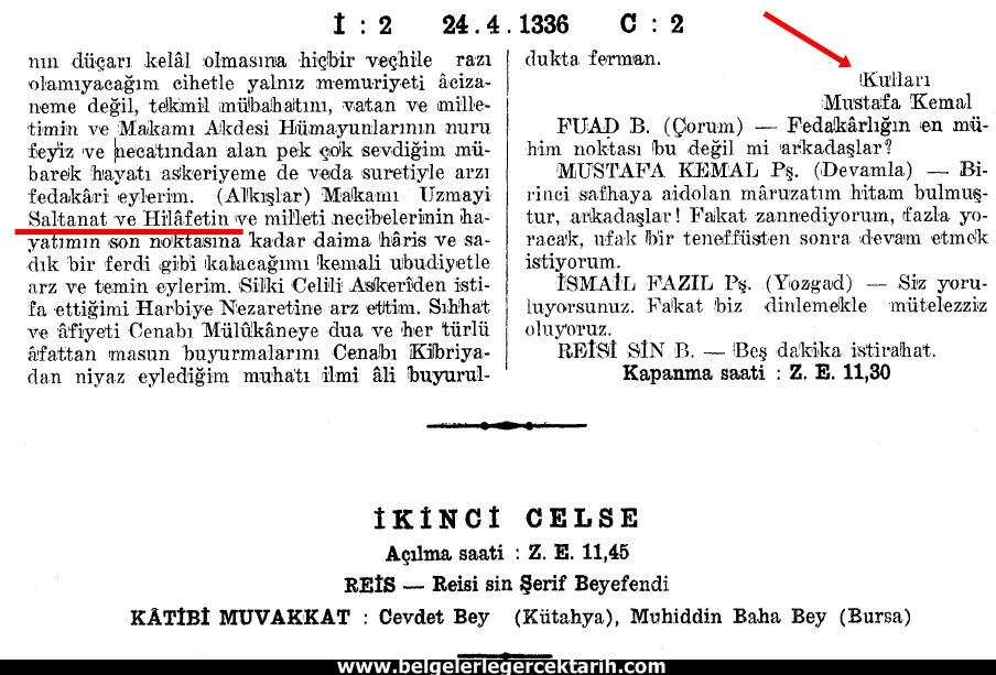 atatürk kullari kemal kullari mustafa kemal atatürk padisah vahdettin telgraf mektup