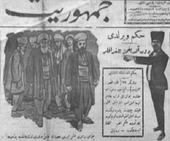 Yunus Nadi kemal atatürk, cübbeliler, cumhuriyet gazetesi karikatürleri