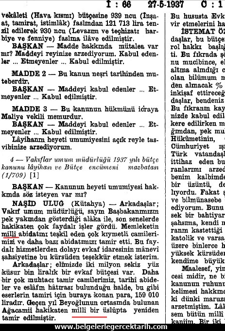atatürkün yiktigi camiler, m. kemalin yiktigi camiler, tek parti camiler, inönü camiler, chp camiler satilan camiler Nasid Ulug