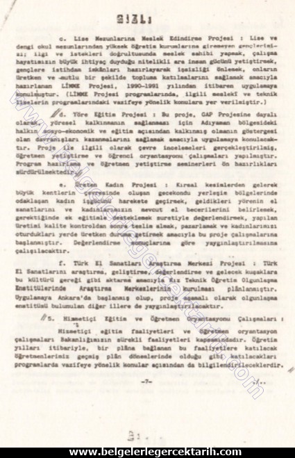 gizli atatürkcülük projesi, ataköy projesi ahmet ünal 8