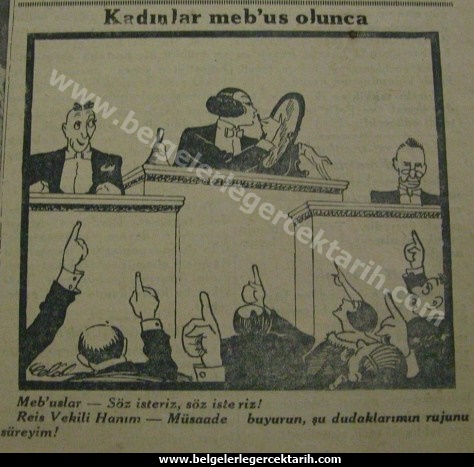 atatürk secme hakki kadinlar secme ve secilme hakki nezihe muhiddin gazetesi 31 mart 1930 cumhuriyet