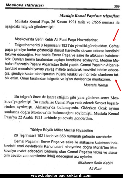ali fuat cebesoy moskova hatiralari m. kemal enver pasa