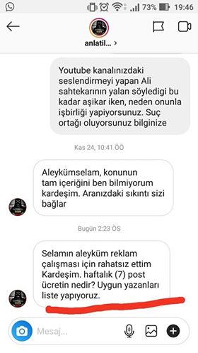 instagram sahtekari anlatilmayan bilgiler ücret para