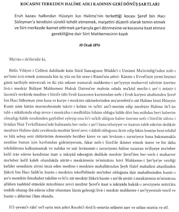 osmanlida kocasini terk eden kadinin geri dönüs sartlari 1