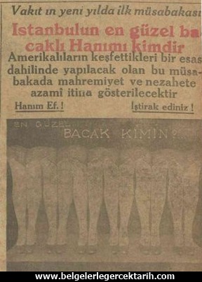 CHP’nin Medeniyet Anlayışı: Güzel Bacaklı Hanımlar&nbsp;Yarışması